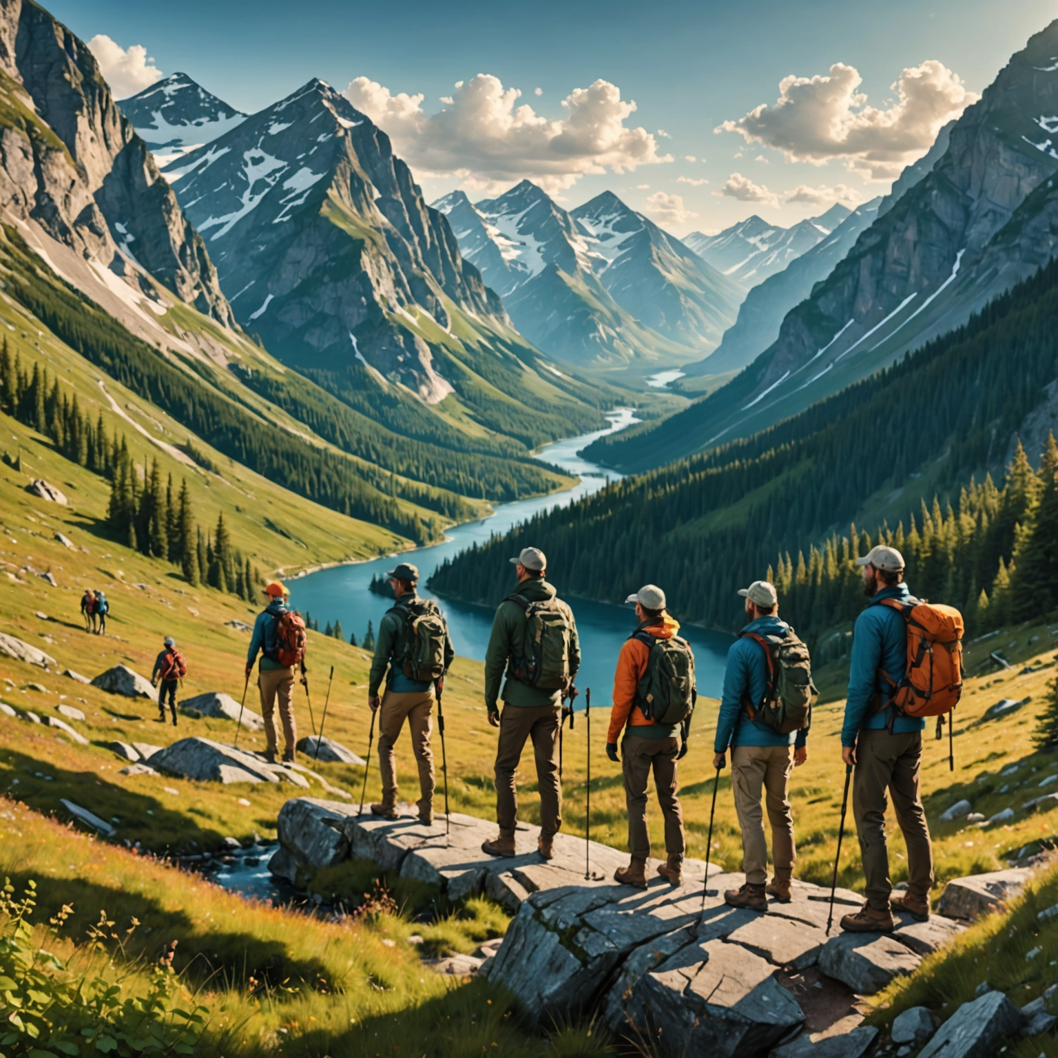 Активный охота и спорт в природа туризме: гармония приключений и здоровья