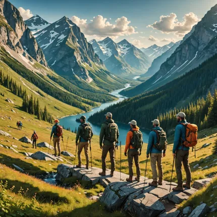 Активный охота и спорт в природа туризме: гармония приключений и здоровья